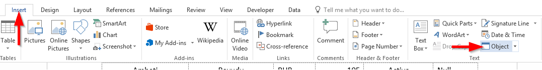 Resolved Cannot Edit Excel Object in Microsoft Word 2016 Error